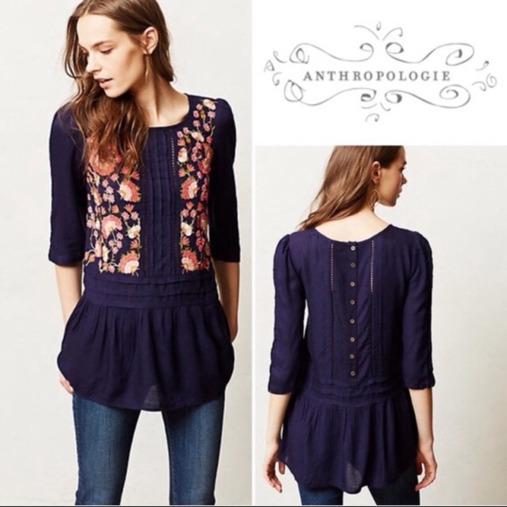 Floreat Embroidered Luana blouse